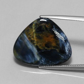 Pietersita Multicolor natural de 22.58 ct, Forma elegante, Opaco