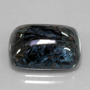 Pietersita multicolor natural de 14,99 ct, corte cojín, opaco
