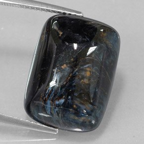Pietersita Multicolor natural de 14.80 ct, Corte Cojín, Opaco