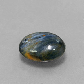 Pietersita multicolor natural de 2,13 ct, corte óvalo, opaco