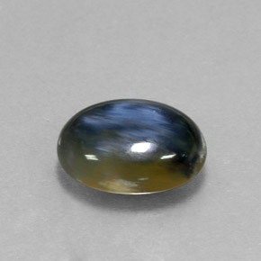 Pietersita multicolor natural de 2,27 ct, corte óvalo, opaco