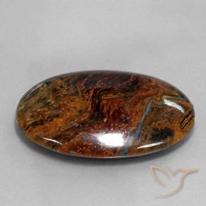 Pietersita Multicolor natural de 23.71 ct, Ovalada, Opaco