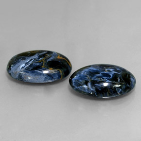 Gemas de Pietersita Multicolor natural de  ct, Corte Óvalo, Opaco