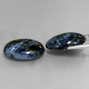 Gemas de Pietersita Multicolor natural de  ct, Corte Óvalo, Opaco