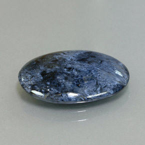 Pietersita multicolor natural de 5,59 ct, corte óvalo, opaco