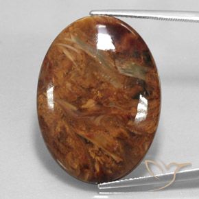 24.72ct Natural Multicolor Pietersita, Ovalada, Opaco