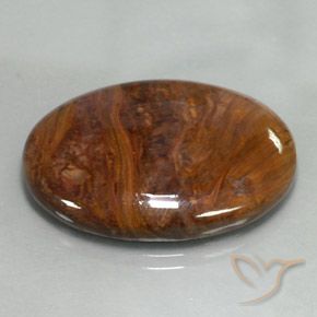Pietersita Multicolor natural de 27.20 ct, Ovalada, Opaco