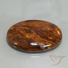 Pietersita Multicolor natural de 26.09 ct, Ovalada, Opaco