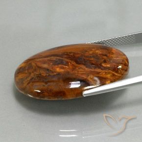 Pietersita Multicolor natural de 26.09 ct, Ovalada, Opaco