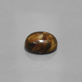 Pietersita Multicolor natural de 2.99 ct, Corte Óvalo, Opaco