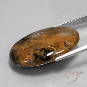 Pietersita Multicolor natural de 28.63 ct, Ovalada, Opaco