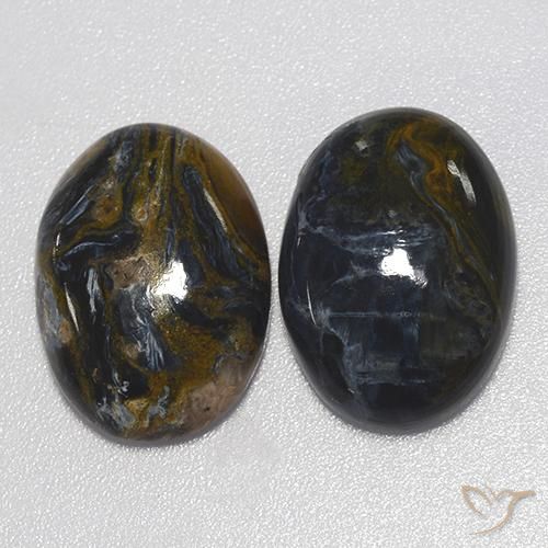 18.62ctw Natural Multicolor Pietersita, Ovalada, Opaco