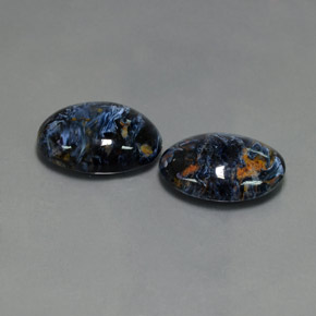 Gemas de Pietersita Multicolor natural de  ct, Corte Óvalo, Opaco