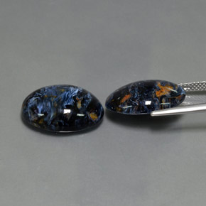 Gemas de Pietersita Multicolor natural de  ct, Corte Óvalo, Opaco