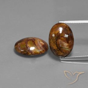 8.23ctw Natural Multicolor Pietersita, Ovalada, Opaco