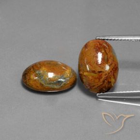 9.11ctw Natural Multicolor Pietersita, Ovalada, Opaco