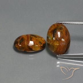 8.91ctw Natural Multicolor Pietersita, Ovalada, Opaco