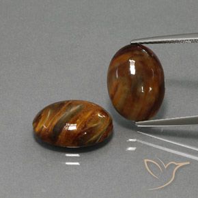 8.66ctw Natural Multicolor Pietersita, Ovalada, Opaco