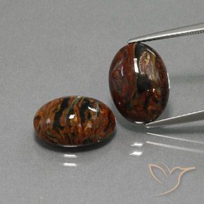 9.83ctw Natural Multicolor Pietersita, Ovalada, Opaco