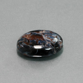 Pietersita Multicolor natural de 4.49 ct, Corte Óvalo, Opaco