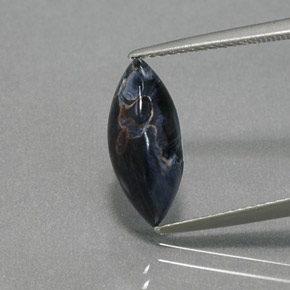 Pietersita Multicolor natural de 2.55 ct, Marquesa, Opaco