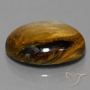 Pietersita Multicolor natural de 13.27 ct, Ovalada, Opaco