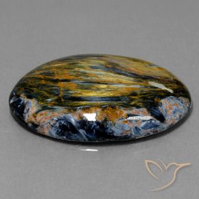 Pietersita Multicolor natural de 28.27 ct, Ovalada, Opaco