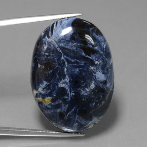 Pietersita Multicolor natural de 30.94 ct, Corte Óvalo, Opaco