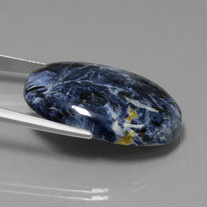 Pietersita Multicolor natural de 30.94 ct, Corte Óvalo, Opaco