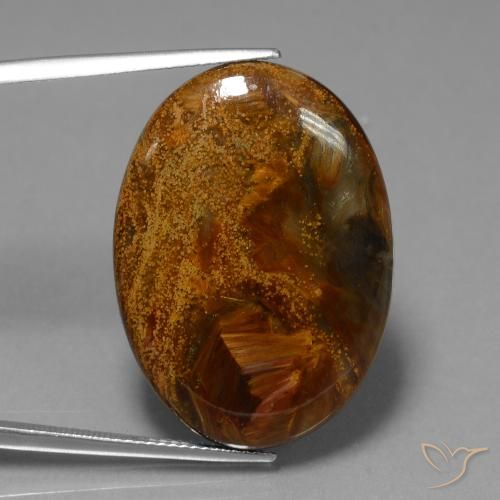 23.40ct Natural Multicolor Pietersita, Ovalada, Opaco