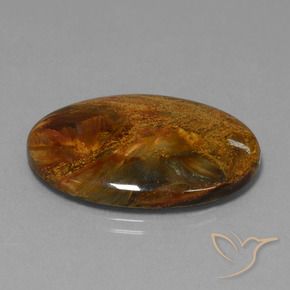 Pietersita Multicolor natural de 23.40 ct, Ovalada, Opaco