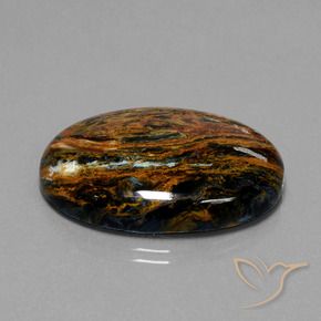 Pietersita Multicolor natural de 33.05 ct, Ovalada, Opaco