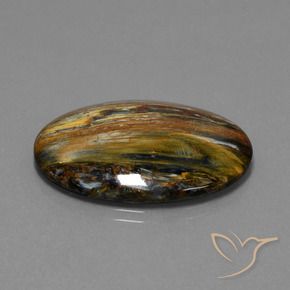 Pietersita Multicolor natural de 23.70 ct, Ovalada, Opaco