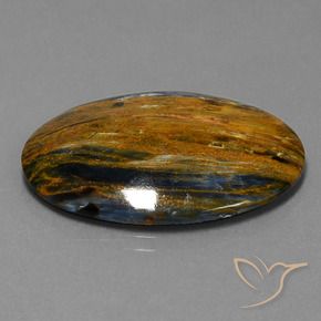 Pietersita Multicolor natural de 23.07 ct, Ovalada, Opaco