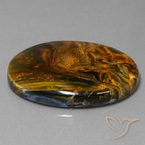 Pietersita Multicolor natural de 28.36 ct, Ovalada, Opaco