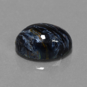 Pietersita multicolor natural de 6,21 ct, corte óvalo, opaco