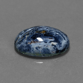 Pietersita multicolor natural de 4,33 ct, corte óvalo, opaco