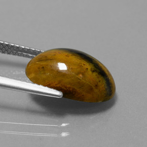 Pietersita Multicolor natural de 4.63 ct, Corte Óvalo, Opaco