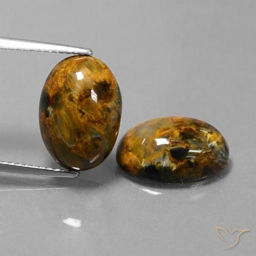 9.70ctw Natural Multicolor Pietersita, Ovalada, Opaco