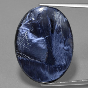 Pietersita multicolor natural de 19,23 ct, corte óvalo, opaco