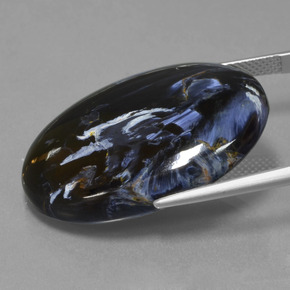 Pietersita Multicolor natural de 31.19 ct, Corte Óvalo, Opaco