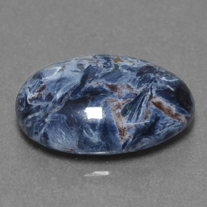 Pietersita multicolor natural de 3,89 ct, corte óvalo, opaco