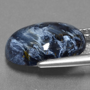 Pietersita Multicolor natural de 5.53 ct, Corte Óvalo, Opaco