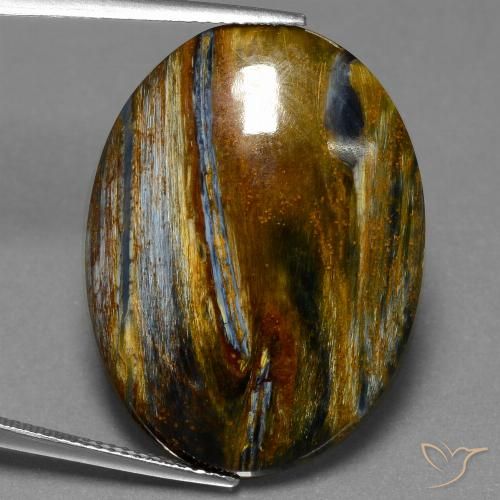 20.70ct Natural Multicolor Pietersita, Ovalada, Opaco