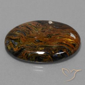 Pietersita Multicolor natural de 29.04 ct, Ovalada, Opaco