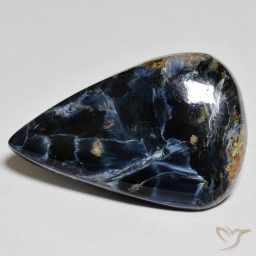 Pietersita Multicolor natural de 15.99 ct, En forma de pera, Opaco
