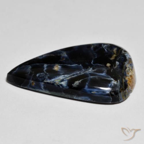 Pietersita Multicolor natural de 15.99 ct, En forma de pera, Opaco