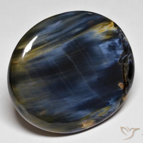 Pietersita Multicolor natural de 33.12 ct, Ovalada, Opaco
