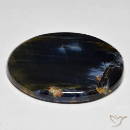 Pietersita Multicolor natural de 33.12 ct, Ovalada, Opaco
