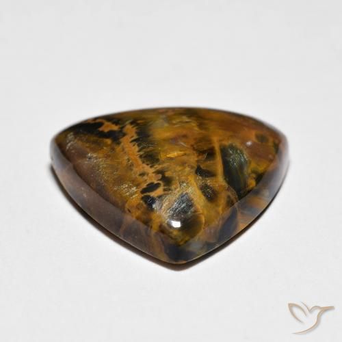 Pietersita Multicolor natural de 8.68 ct, Trillón, Opaco